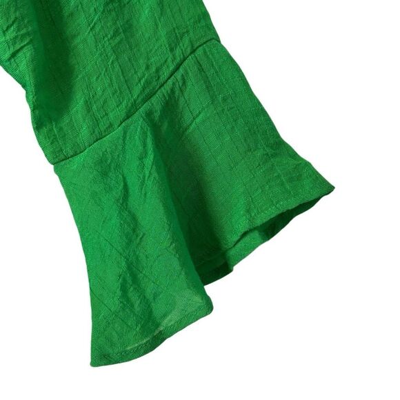 Zac & Rachel L flowy green boho romantic lace detail top fairy core - Picture 6 of 11